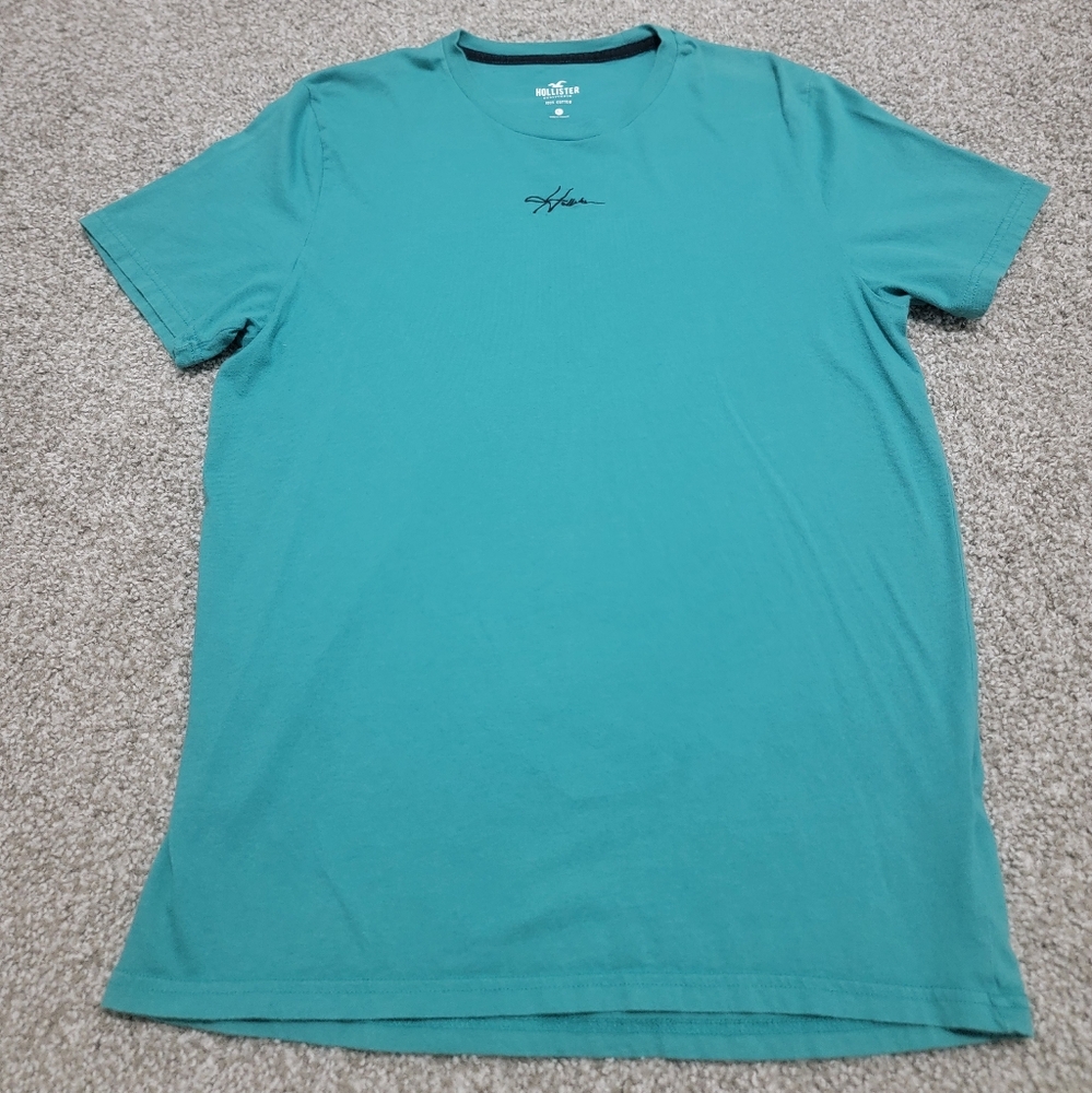 Hollister Blue Short Sleeve Tee Classic Crew Neck